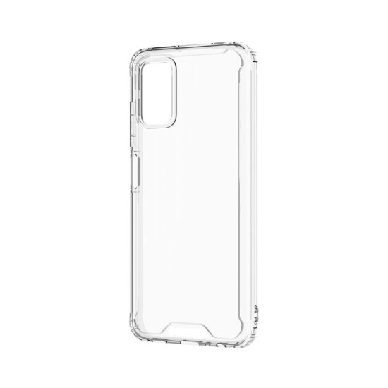 Capa de Silicone com Cantos Dura para Samsung Galaxy A03s (166) Transparente